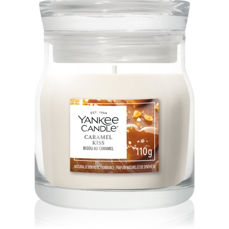 Yankee Candle Caramel Kiss candela profumata Signature 110 g