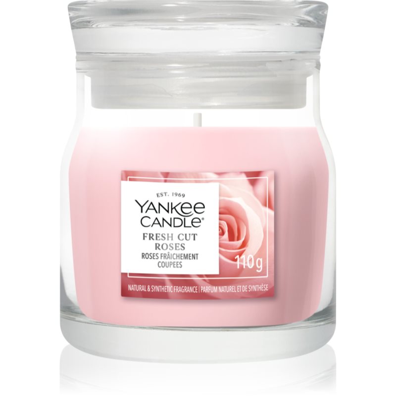 Yankee Candle Fresh Cut Roses candela profumata Signature 110 g