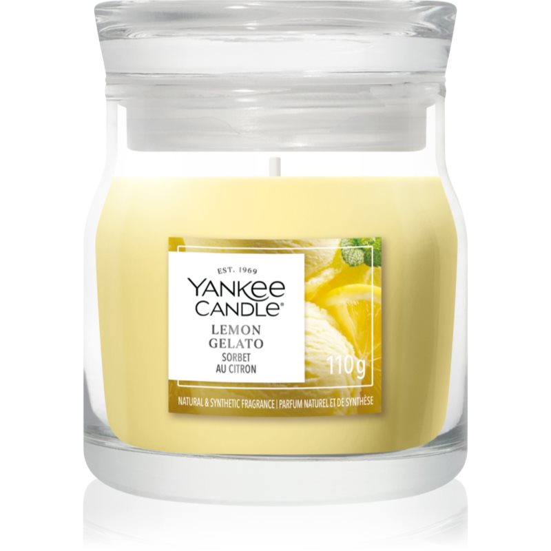 Yankee Candle Lemon Gelato candela profumata Signature 110 g