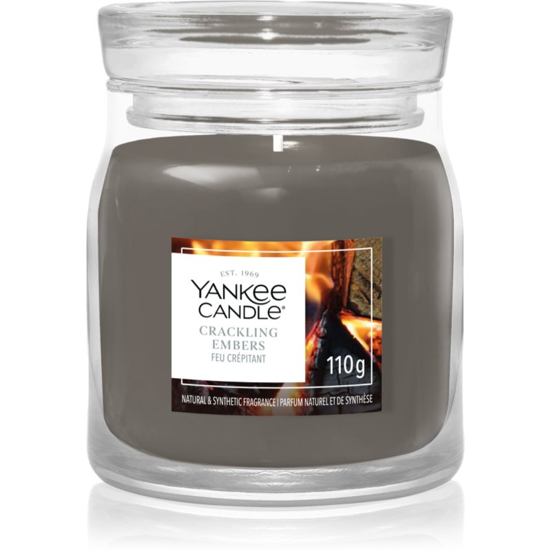 Yankee Candle Crackling Embers vonná sviečka Signature 110 g