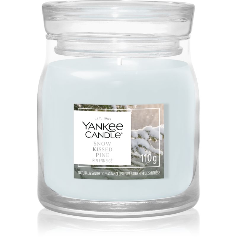 Yankee Candle Snow Kissed Pine vonná sviečka Signature 110 g