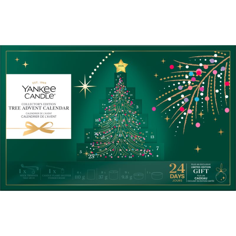 Yankee Candle Christmas Collection 2026 Collector's Edition Tree Advent Calendar коледен календар колекционерско издание