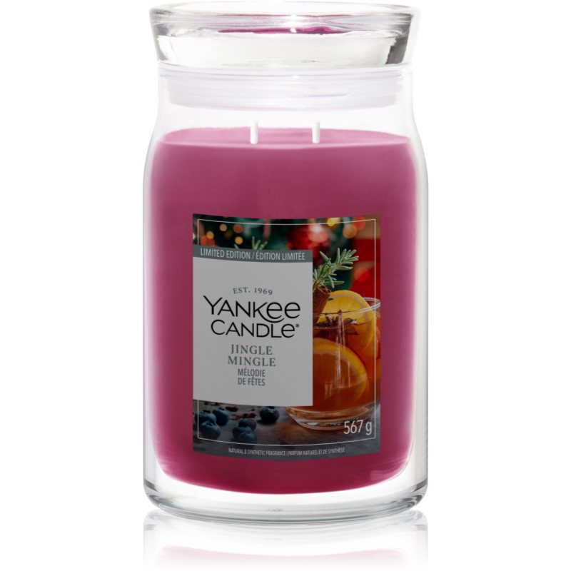 Yankee Candle Jingle Mingle ароматна свещ 368 гр.