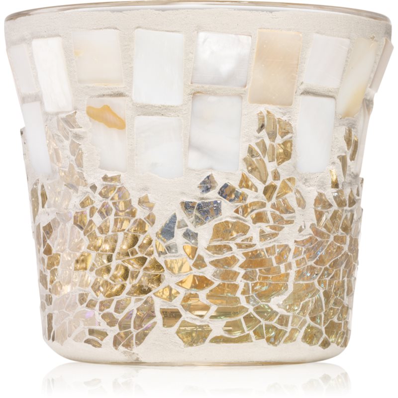 

Yankee Candle Gold and Pearl Mosaic скляний підсвічник для вотивної свічки