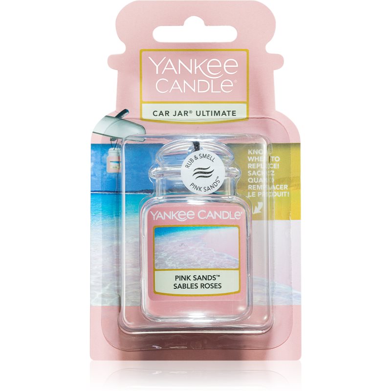 Yankee Candle Pink Sands illat autóba felakasztható autóillatosító 1 db