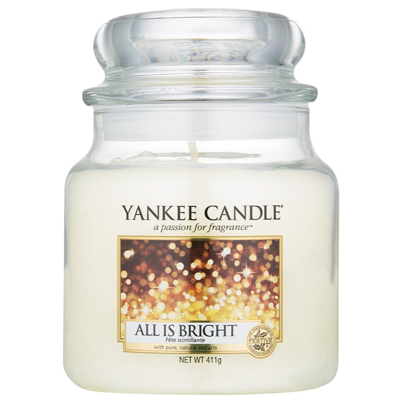 Yankee Candle All is Bright kvapioji žvakė Klasikinė vidutinė 411 g