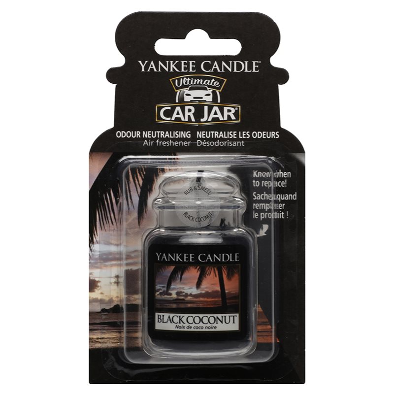 Yankee Candle Black Coconut vůně do auta závěsná