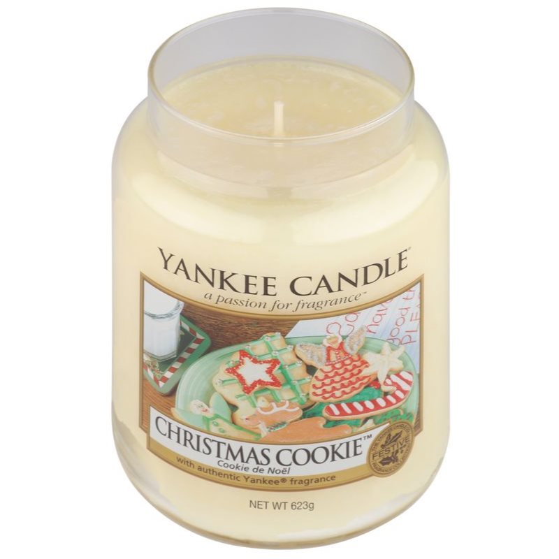Yankee Candle Christmas Cookie Aроматична свічка Classic  середня 623 гр