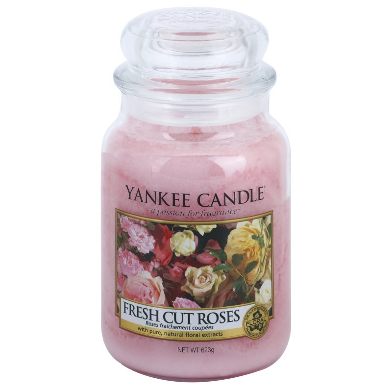 

Yankee Candle Fresh Cut Roses aроматична свічка Classic маленька