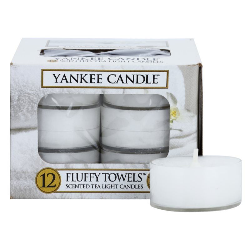 Yankee Candle Fluffy Towels čajová sviečka 12 x 9.8 g