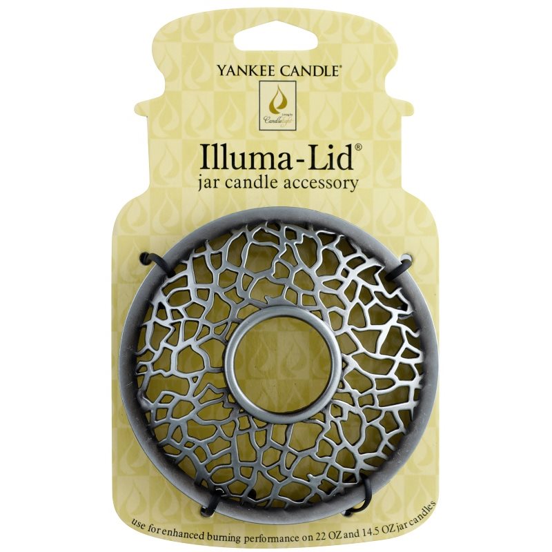 

Yankee Candle Matrix Brushed декоративне кільце для ароматизованої свічки Classic велика та середня підставка (Silver)
