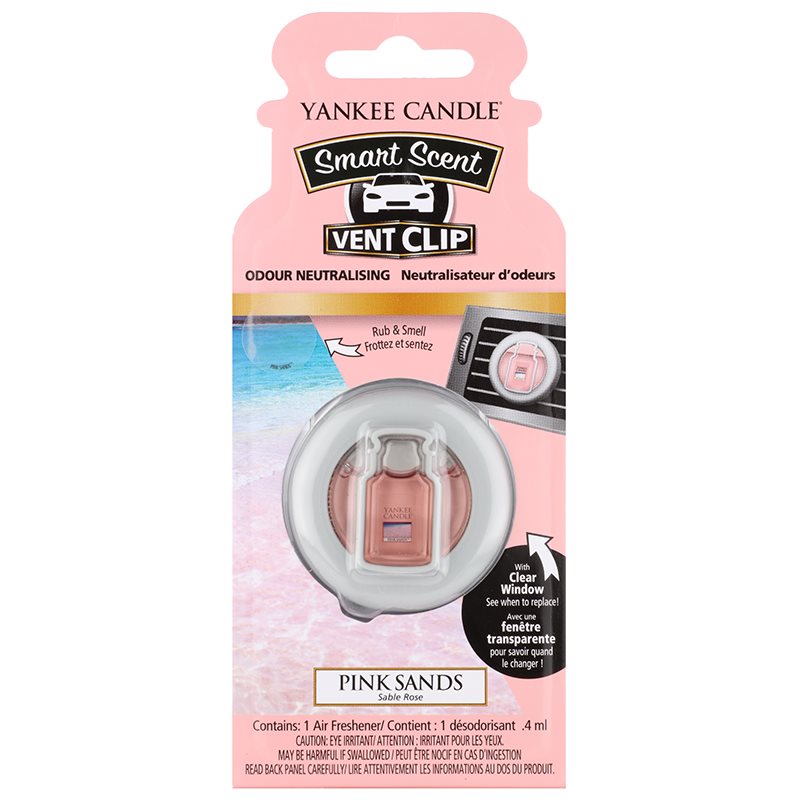 

Yankee Candle Pink Sands aромат для авто зажим