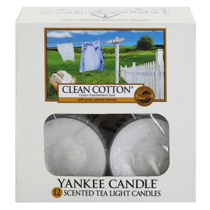 

Yankee Candle Clean Cotton чайні свічки