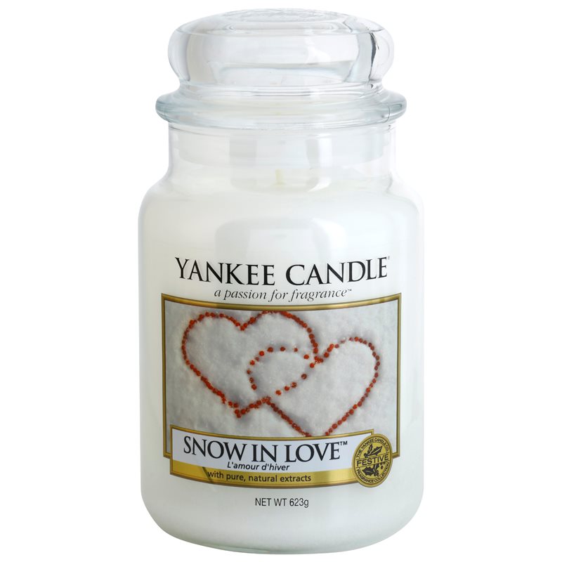 Yankee Candle Snow In Love Aроматична свічка Classic  середня 623 гр