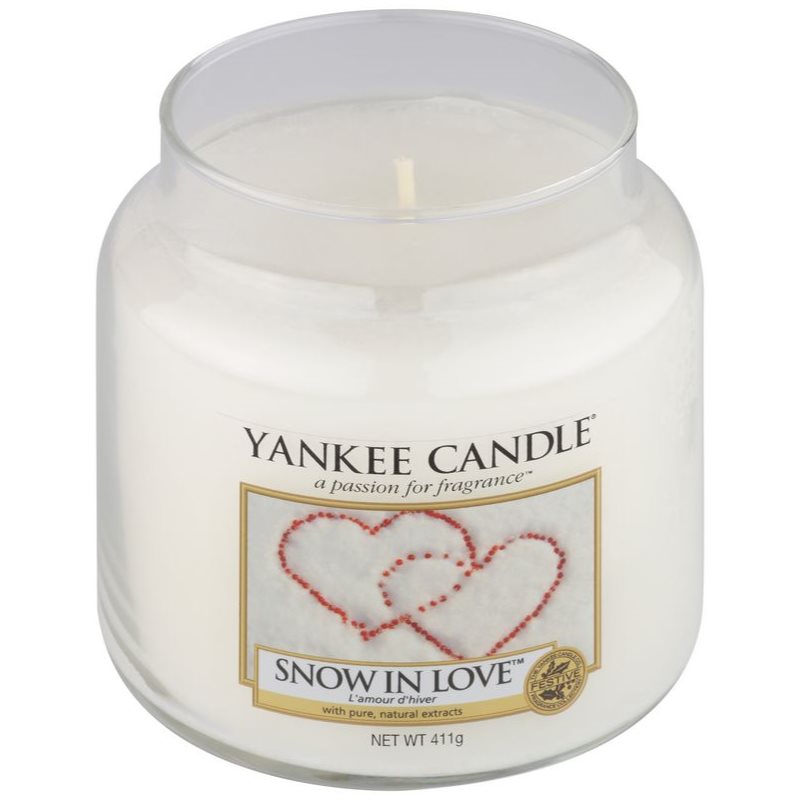 Yankee Candle Snow In Love Aроматична свічка Classic  середня 411 гр