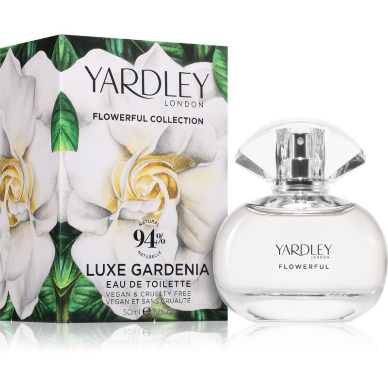 Yardley Flowerful Luxe Gardenia Eau de Toilette für Damen 50 ml