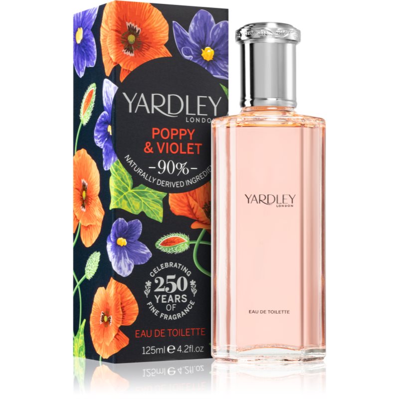 Yardley Poppy & Violet туалетна вода для жінок 125 мл