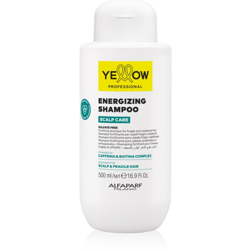 Yellow Professional Scalp Care Energizing Shampoo šampon za okrepitev las za oslabljene lase, ki so nagnjeni k izpadanju 500 ml