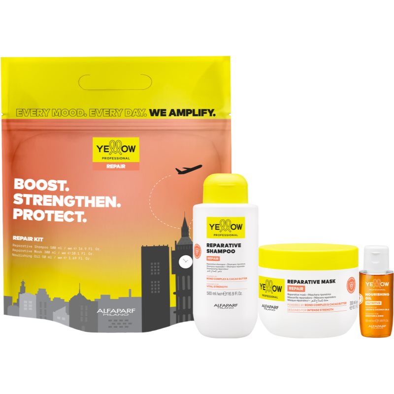 Yellow Professional Nutritive Set lote de regalo para cabello maltratado o dañado