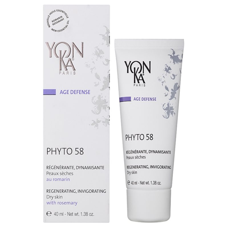 Yon-Ka Age Defense Phyto 58 Regenerating Night Cream For Dry Skin 40 Ml