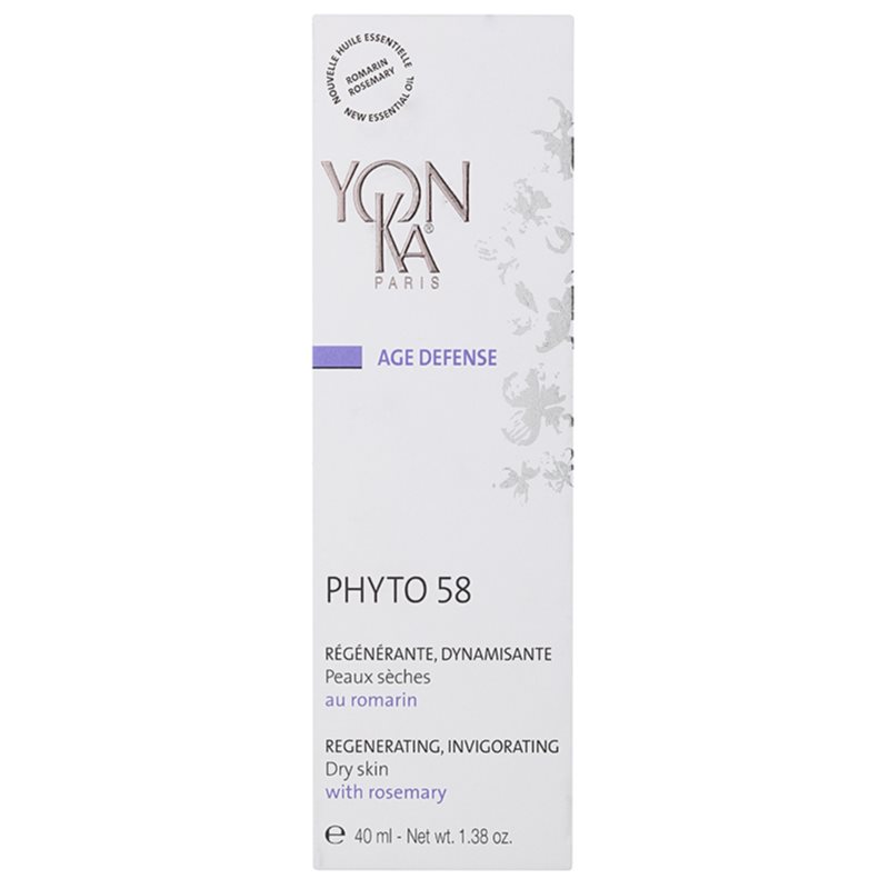 Yon-Ka Age Defense Phyto 58 Regenerating Night Cream For Dry Skin 40 Ml
