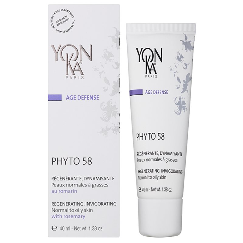 Yon-Ka Age Defense Phyto 58 відновлюючий нічний крем для нормальної та жирної шкіри 40 мл