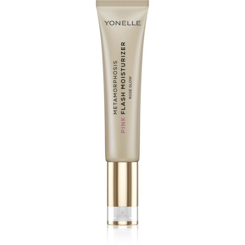 Yonelle Metamorphosis Pink Flash Moisturizer hydratačný krém s rozjasňujúcim efektom odtieň Rose Glow 25 ml
