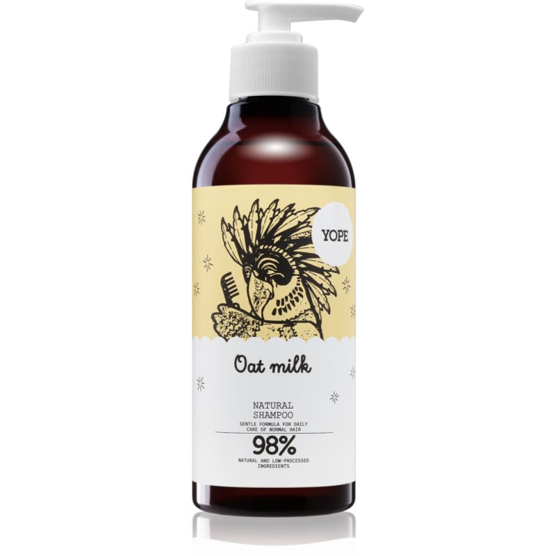 Yope Oat Milk šampūnas žvilgesio netekusiems normaliems plaukams 300 ml