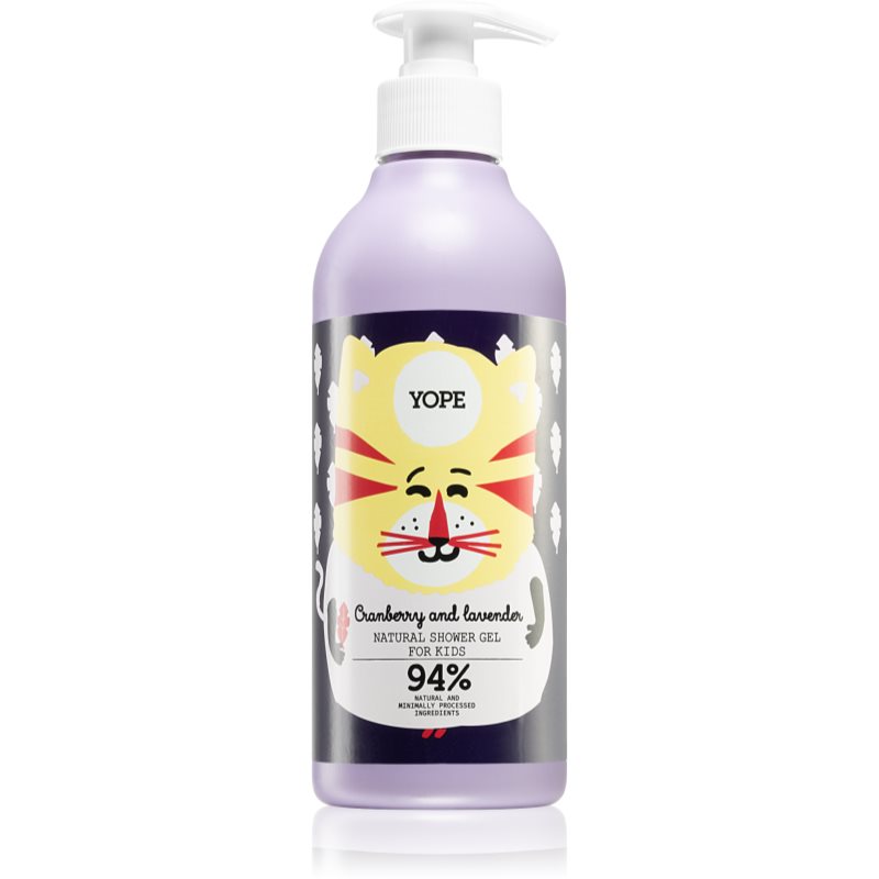 

Yope Cranberry & Lavender інтенсивно зволожувальний гель для душу для дітей
