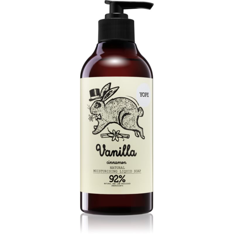 

Yope Vanilla & Cinnamon рідке мило зі зволожуючим ефектом