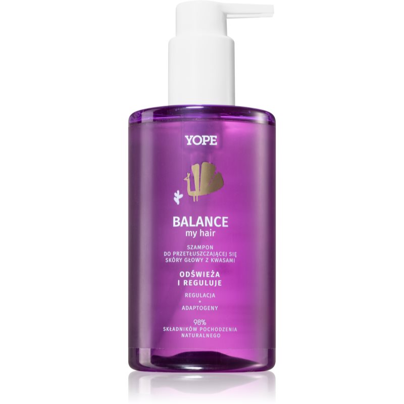 E-shop Yope BALANCE my hair čisticí šampon pro mastnou pokožku hlavy 300 ml