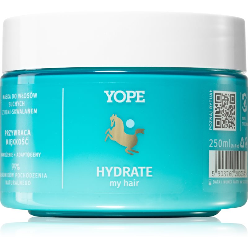 E-shop Yope HYDRATE my hair hydratační maska pro suché vlasy 250 ml