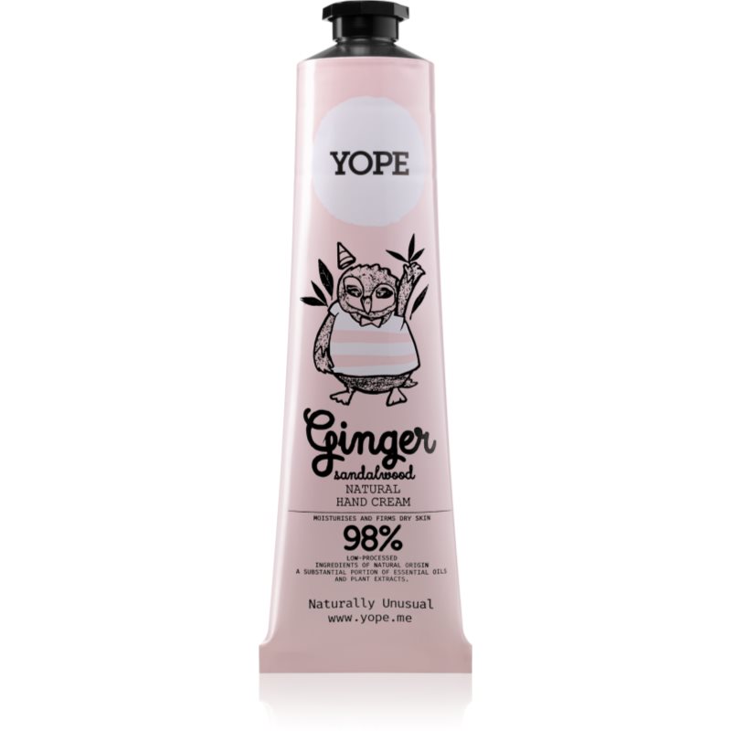 

Yope Ginger & Sandalwood натуральний крем для рук для живлення та зволоження