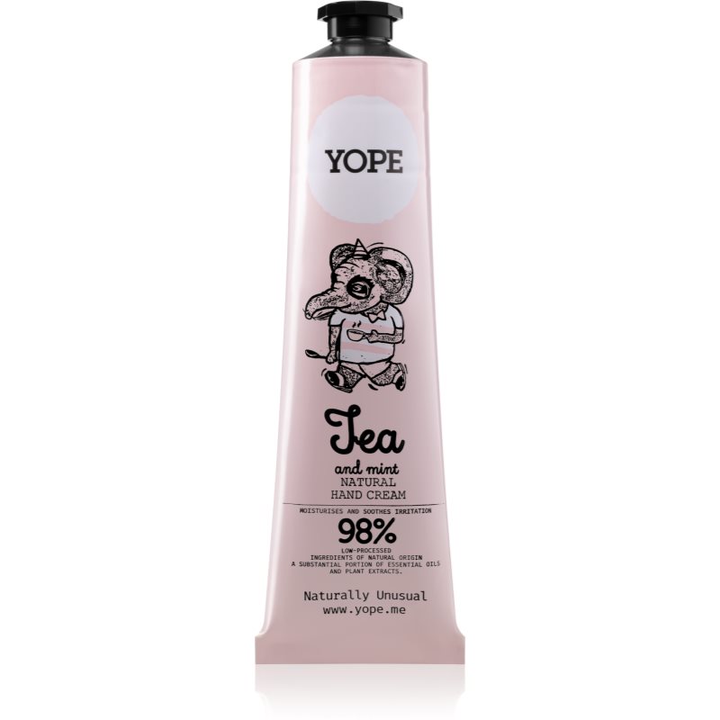 Yope Tea & Mint крем для рук для живлення та зволоження 100 мл