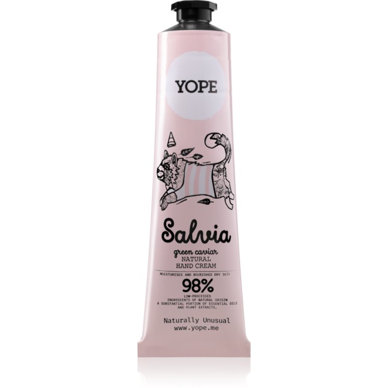 

Yope Sage & Green Caviar натуральний крем для рук для живлення та зволоження