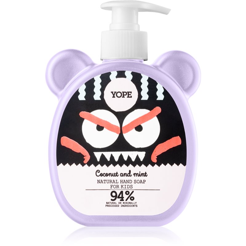 E-shop Yope Coconut & Mint tekuté mýdlo na ruce pro děti 400 ml