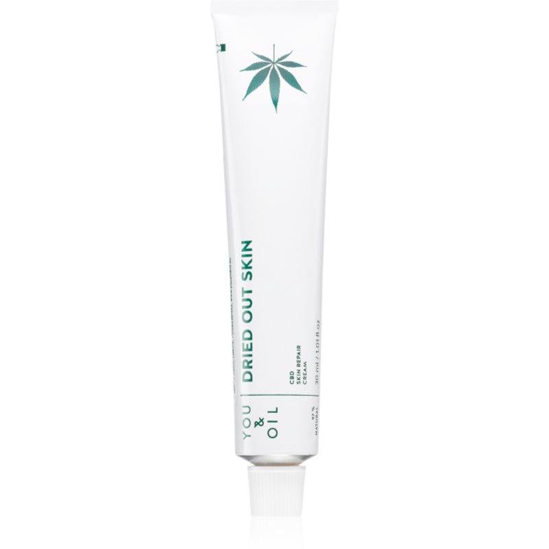 You&Oil CBD (5%) Dried Out Skin Nourishing Regenerating Cream For Dehydrated And Extra Dry Skin 30 Ml