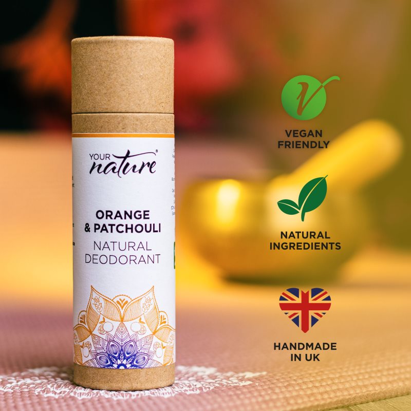 Your Nature Natural Deodorant антиперспірант Orange & Patchouli 70 гр