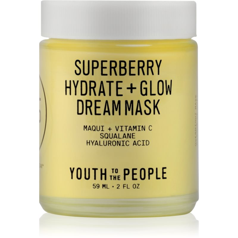 Youth To The People Youth To The People Superberry Hydrate + Glow Dream Mask μάσκα για λαμπρότητα και ενυδάτωση 59 ml