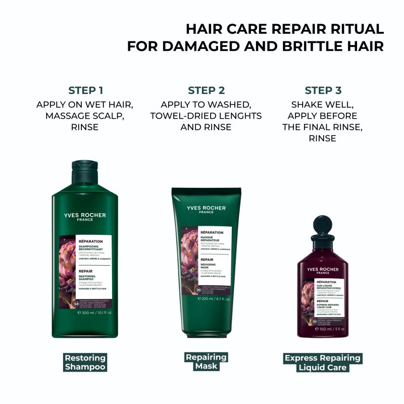 Yves Rocher Réparation regeneračný šampón 100 ml