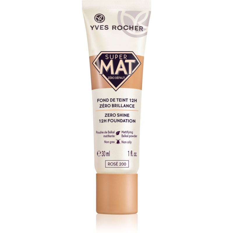 

Yves Rocher Zéro Défaut Super Matte матуючий тональний крем відтінок 200 Rosé