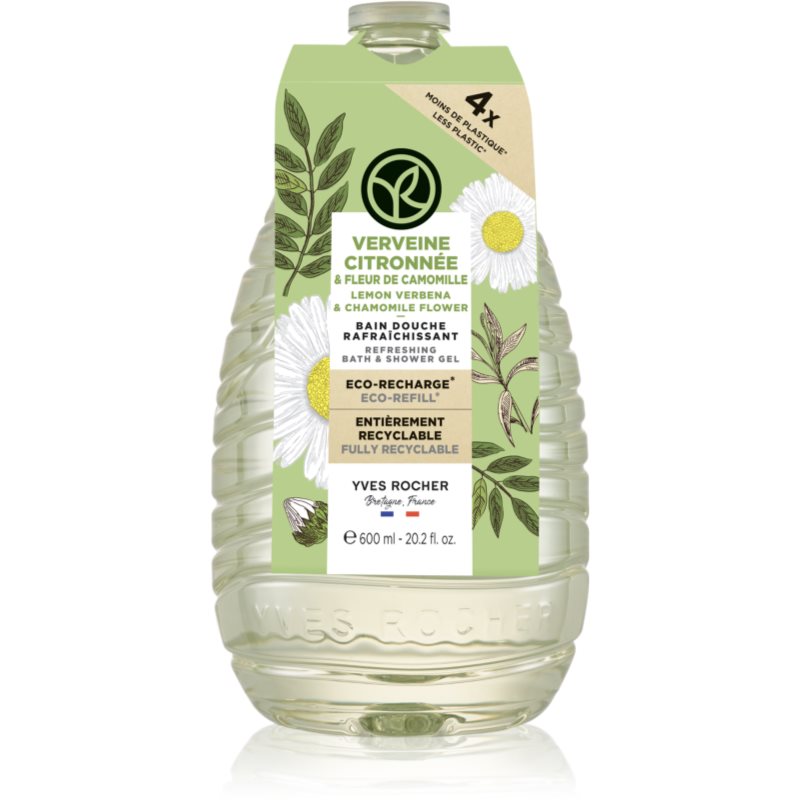 Yves Rocher Lemon Verbena & Chamomile Flower tusfürdő gél illatok Lemon Verbena & Chamomile Flower 600 ml
