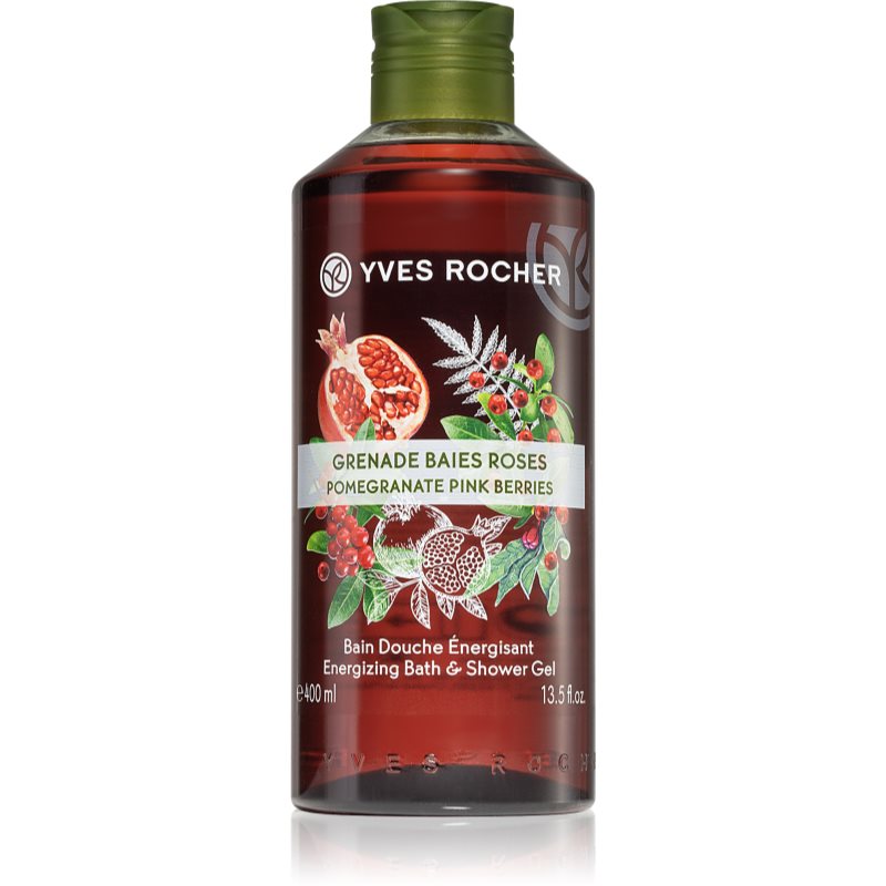 Yves Rocher Pomegranate Pink Berries energizujúci sprchový gél 400 ml