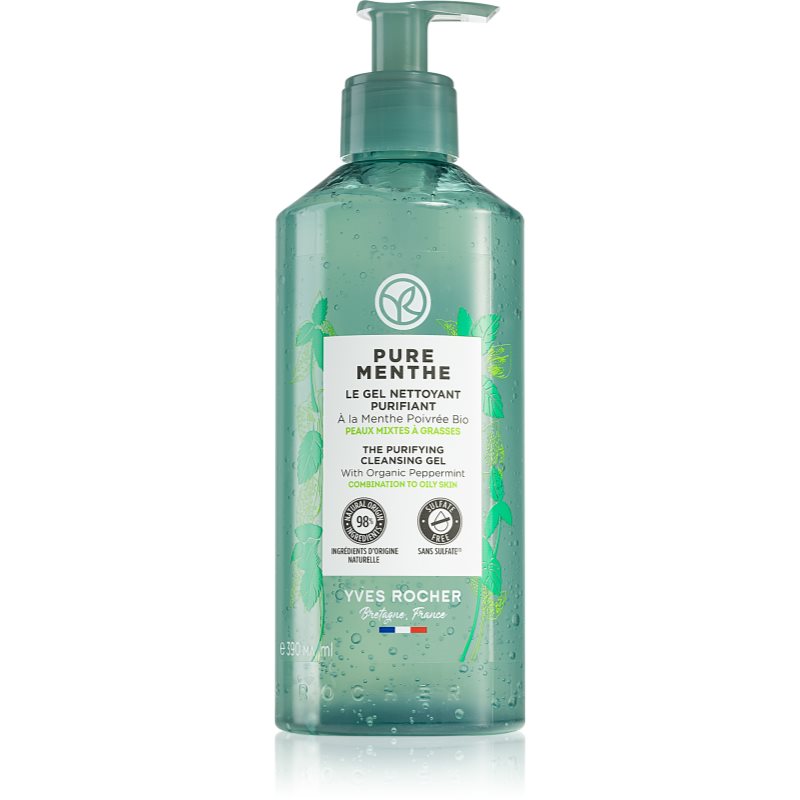 

Yves Rocher Pure Menthe освіжуючий очищуючий гель