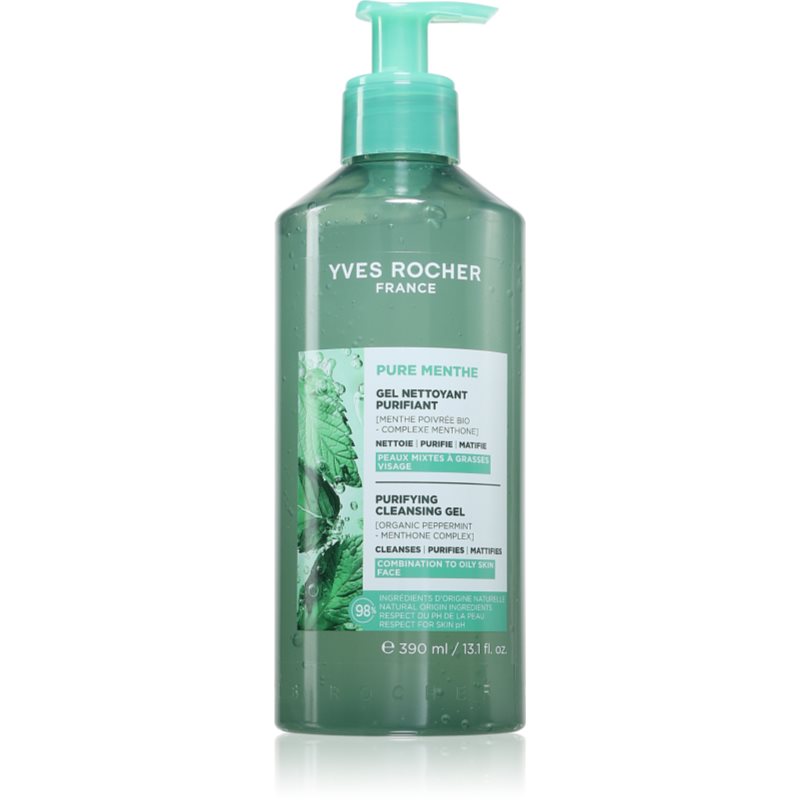 Yves Rocher Pure Menthe hĺbkovo čistiaci gél 390 ml