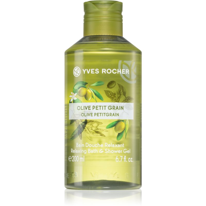 Yves Rocher Olive & Petit Grain relaxačný sprchový gél 200 ml