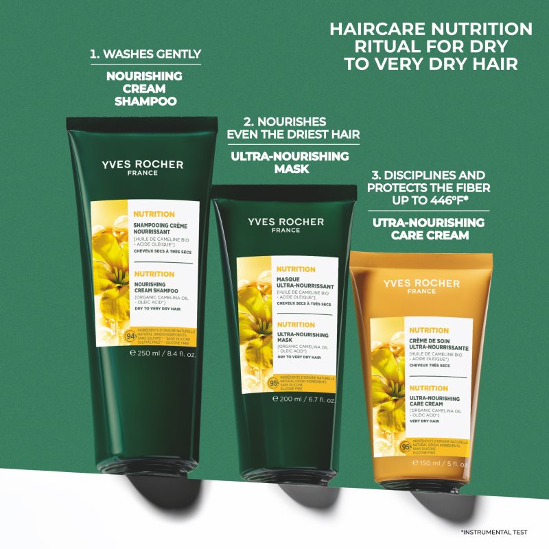 Yves Rocher Nutrition vyživujúca maska na vlasy 200 ml