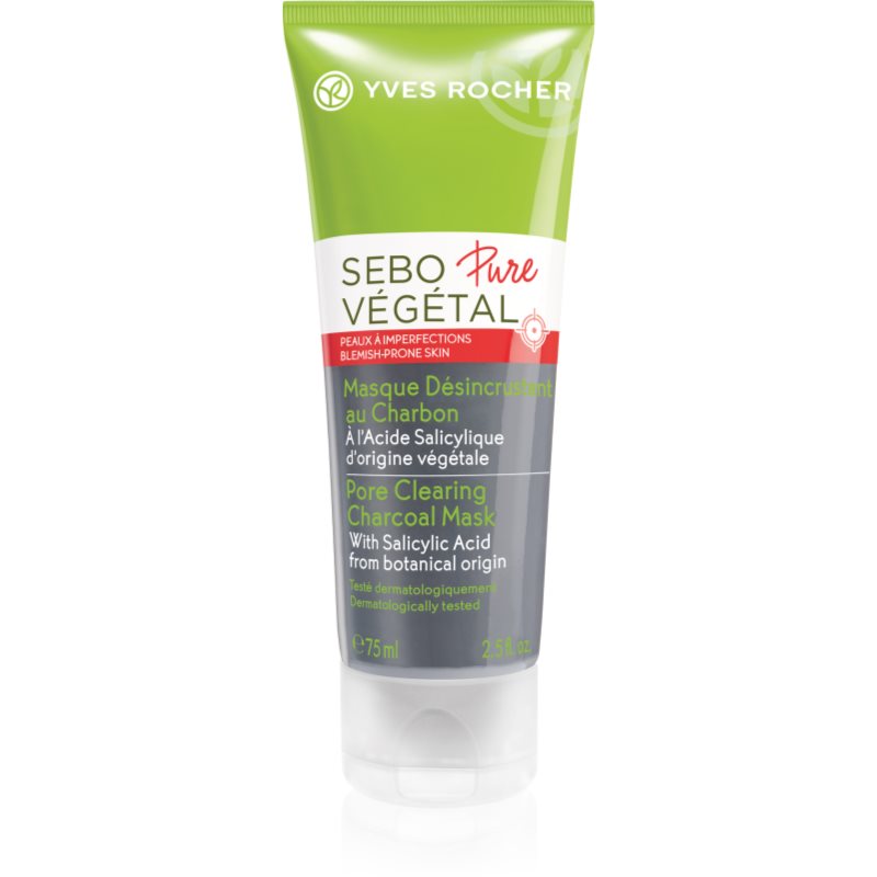 

Yves Rocher Sebo Végétal очищуюча маска з активованим вугіллям