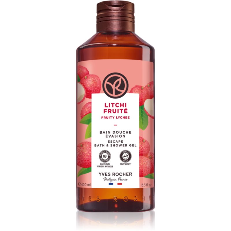 Yves Rocher Fruity Lichee gel za prhanje 400 ml