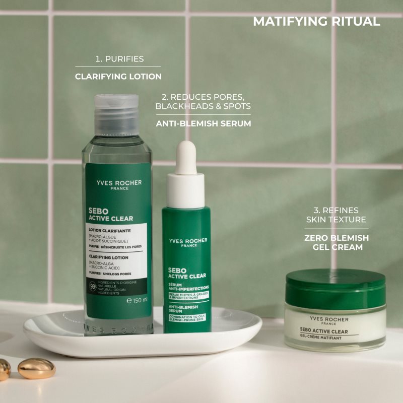 Yves Rocher Sebo Active Clear čisticí tonikum 150 ml (obrázek 5)